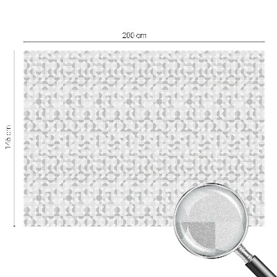 Naklejka witraż na szybę mleczna Geometryczne wzory