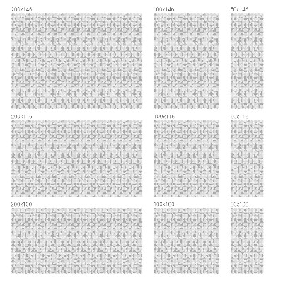 Naklejka witraż na szybę mleczna Geometryczne wzory