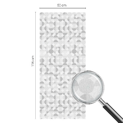 Naklejka witraż na szybę mleczna Geometryczne wzory