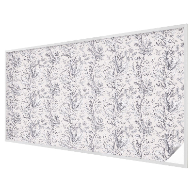 Witraż przyklejany na okno folia matowa Liście i motyle