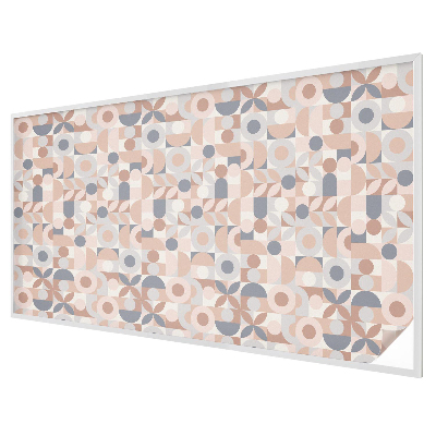 Witraż przyklejany na okno folia matowa Abstrakcyjna mozaika