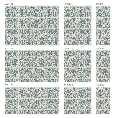 Folia mleczna na okno wzór witraż Ptasi motyw