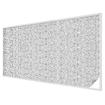 Folia okienna dekoracyjna witraż Półokręgi geometryczne