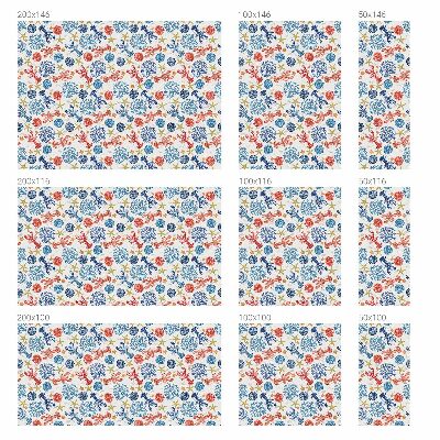 Witraż przyklejany na okno folia matowa Koralowce raki