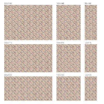 Naklejka witraż na szybę mleczna Leśny wzór