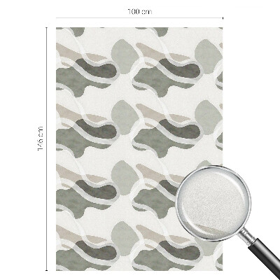 Folia mleczna na okno wzór witraż Organiczny wzór