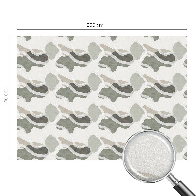 Folia mleczna na okno wzór witraż Organiczny wzór