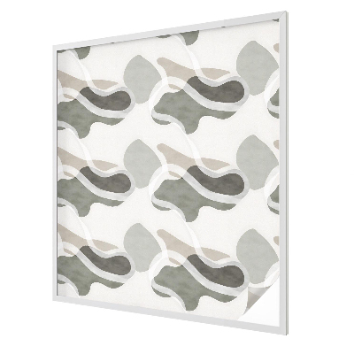 Folia mleczna na okno wzór witraż Organiczny wzór