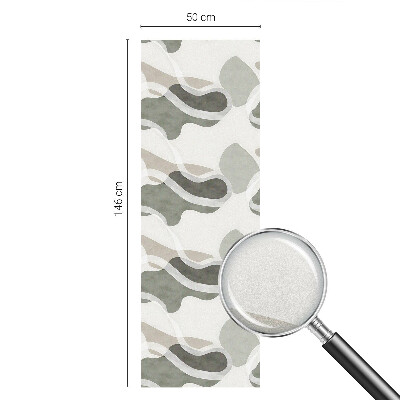 Folia mleczna na okno wzór witraż Organiczny wzór