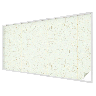 Folia okienna dekoracyjna witraż Geometryczna mozaika