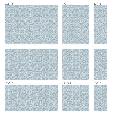 Folia mleczna na okno wzór witraż Japońskie fale