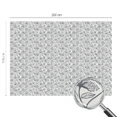 Witraż przyklejany na okno folia matowa Botaniczny motyw