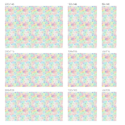 Witraż przyklejany na okno folia matowa Tęczowe wzory