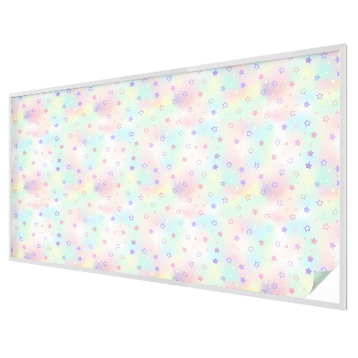 Witraż przyklejany na okno folia matowa Tęczowe wzory