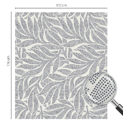 Folia okienna dekoracyjna witraż Krople liści