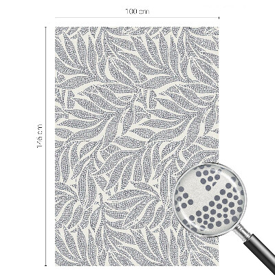 Folia okienna dekoracyjna witraż Krople liści