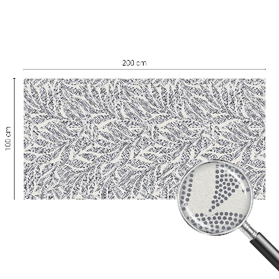 Folia okienna dekoracyjna witraż Krople liści