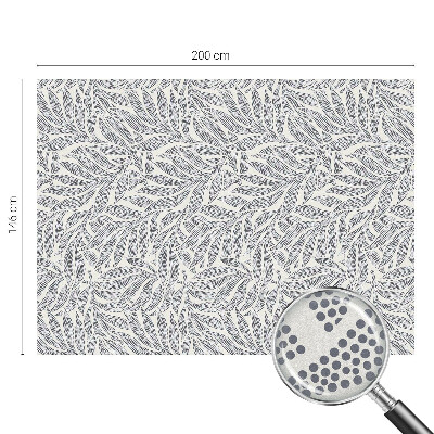 Folia okienna dekoracyjna witraż Krople liści