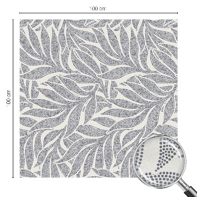 Folia okienna dekoracyjna witraż Krople liści