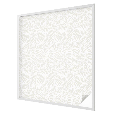 Witraż przyklejany na okno folia matowa Liściasta elegancja