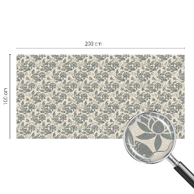 Folia mleczna na okno wzór witraż Orientalny wzór