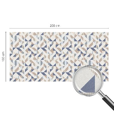 Naklejka witraż na szybę mleczna Geometryczne wzory