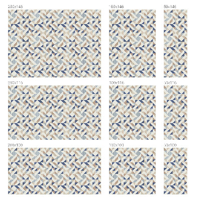 Naklejka witraż na szybę mleczna Geometryczne wzory