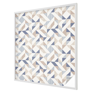 Naklejka witraż na szybę mleczna Geometryczne wzory