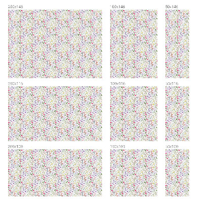 Witraż przyklejany na okno folia matowa Kwiecista łąka