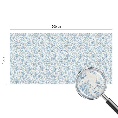 Folia okienna dekoracyjna witraż Kwiatowy wzór