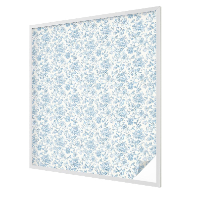 Folia okienna dekoracyjna witraż Kwiatowy wzór