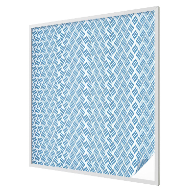 Witraż przyklejany na okno folia matowa Niebieskie fale