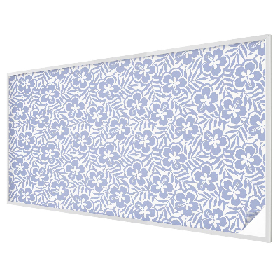 Witraż przyklejany na okno folia matowa Kwiaty hibiskusa