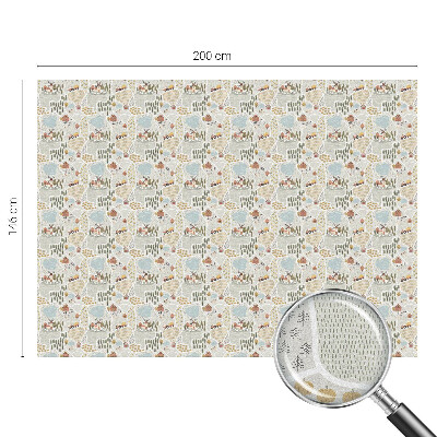 Folia okienna dekoracyjna witraż Sielankowa wieś