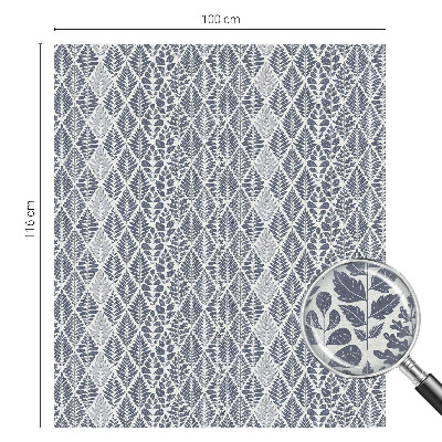 Folia okienna dekoracyjna witraż Liście wzorzyste