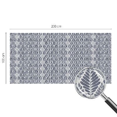 Folia okienna dekoracyjna witraż Liście wzorzyste