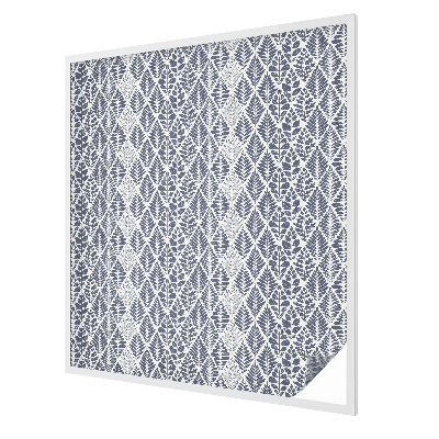 Folia okienna dekoracyjna witraż Liście wzorzyste