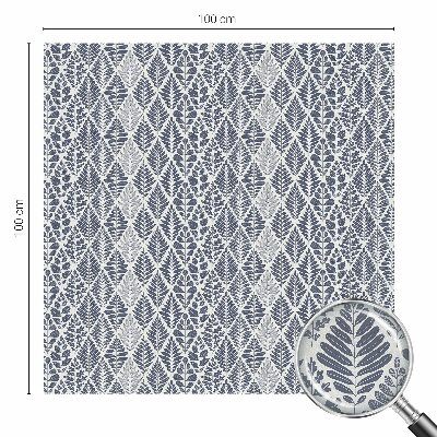 Folia okienna dekoracyjna witraż Liście wzorzyste