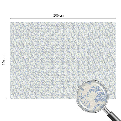 Witraż przyklejany na okno folia matowa Kwiatowy wzór