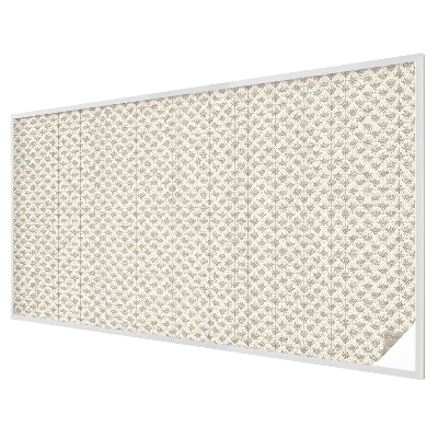 Witraż przyklejany na okno folia matowa Roślinne ornamenty