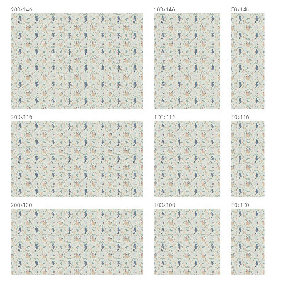 Naklejka witraż na szybę mleczna Koniki morskie