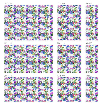 Witraż przyklejany na okno folia matowa Kolorowa abstrakcja