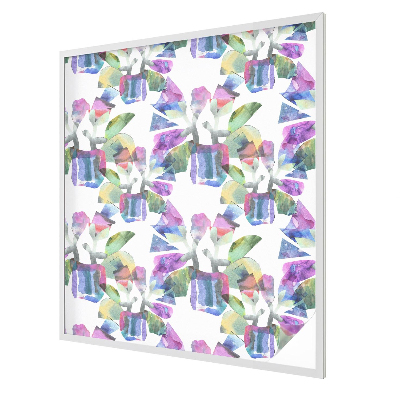 Witraż przyklejany na okno folia matowa Kolorowa abstrakcja