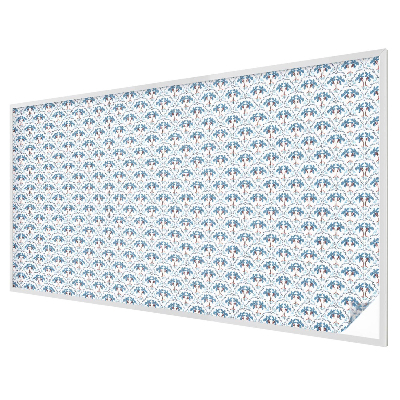 Witraż przyklejany na okno folia matowa Niebieskie palmy