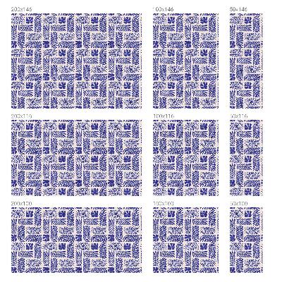 Folia okienna dekoracyjna witraż Roślinne desenie