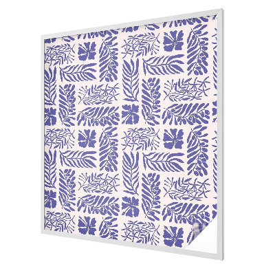 Folia okienna dekoracyjna witraż Roślinne desenie