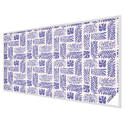 Folia okienna dekoracyjna witraż Roślinne desenie