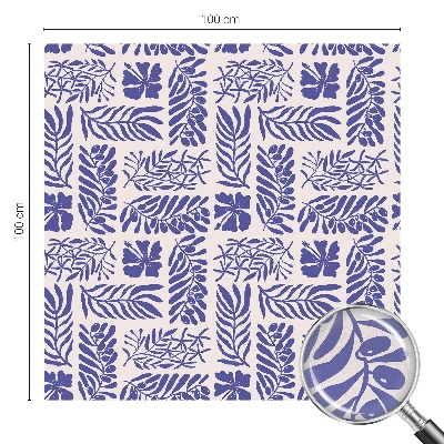 Folia okienna dekoracyjna witraż Roślinne desenie