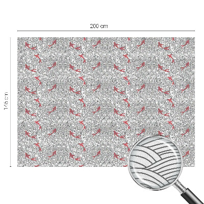 Folia mleczna na okno wzór witraż Falujący wzór