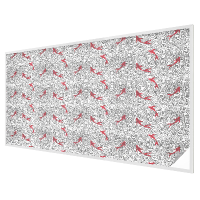 Folia mleczna na okno wzór witraż Falujący wzór